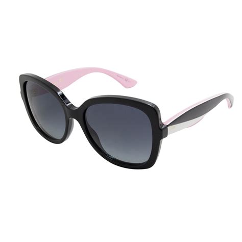 dior sunglasses black and pink.